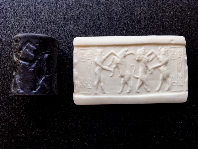 Gilgamesh & Enkidu Seal Recreation